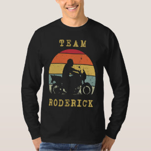 Camiseta Divertido Motociclista Motocicleta Roderick Vintag
