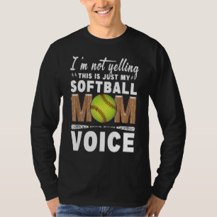 Camiseta Divertido Não Estou Gritando Isso É Só Minha Mãe D