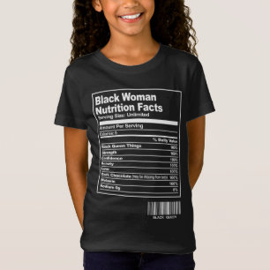 Camiseta Divertido Negra Negra Nutrição Fala História Negra