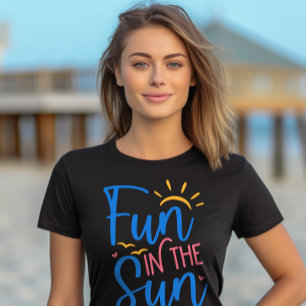 Camiseta "Divertido no sol" Vibes De Verão