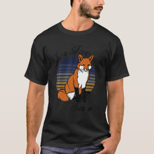 Camiseta Divertido Para a Sake da Raposa Piada Sarcástica V