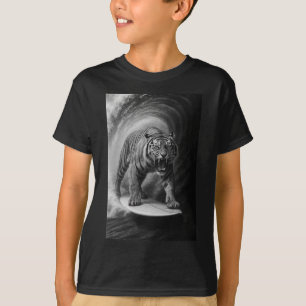 Camiseta Divertido Pé Grande Surfando Selfie No Mar Na Pran