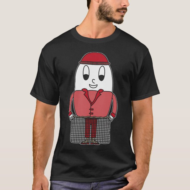 Camiseta Divertido Peixes Natal Feliz (Frente)