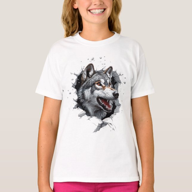 Camiseta Divertido perro (Frente)