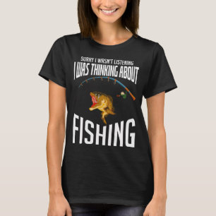 Camiseta Divertido Pescador de Peixes Animal Peixe Pesca