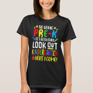 Camiseta Divertido por tanto tempo Pré-escolar cuidado jard