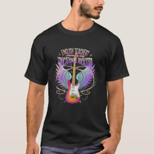 Camiseta Divertido PROFESSOR DE INGLÊS Artes de INGLÊS EDUC