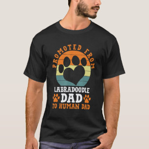 Camiseta Divertido Promovido de Pai de Labradoodle Divertid