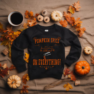 Camiseta Divertido "Pumpkin Spice: Coloquei isso em tudo!"
