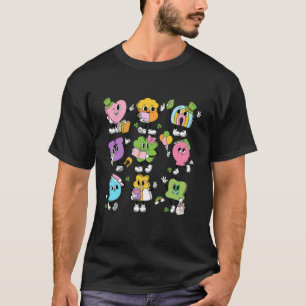 Camiseta Divertido Retro Ensino Charms Sortudos Professor G