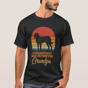 Camiseta Divertido Retro Vintage Pôr do Sol Chesapeake Bay