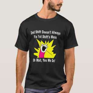 Camiseta Divertido segundo turno - 2º Turno Nem Sempre Corr