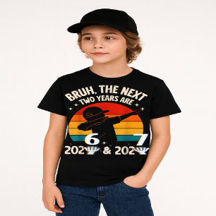 Camiseta Divertido Seis Sete “67” Ano Novo Infantil 2026-20