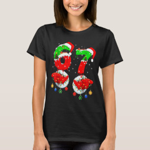 Camiseta Divertido Seis Sete 67 Meme 6 7 Natal Papai Noel M