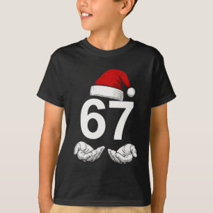 Camiseta Divertido Seis Sete 6 7 Meme Gen Alfa Gíria Natal