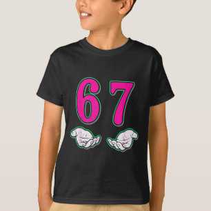 Camiseta Divertido Seis Sete 6 7 Meme Geração Alpha Gíria 6