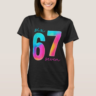 Camiseta Divertido Seis Sete 6 7 Meme Geração Alpha Gíria 6