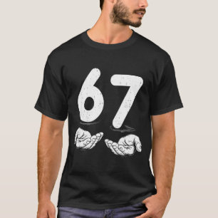 Camiseta Divertido Seis Sete 6 7 Meme Geração Alpha Gíria 6