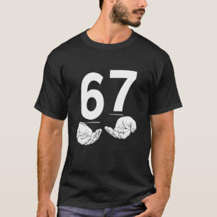 Camiseta Divertido Seis Sete 6 7 Meme Geração Alpha Gíria 6