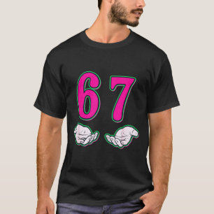 Camiseta Divertido Seis Sete 6 7 Meme Geração Alpha Gíria 6