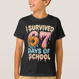 Camiseta Divertido Seis Sete 6 7 Meme Z Geração Eu Sobreviv