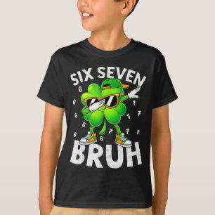 Camiseta Divertido seis sete mano dia de São Patrício fazen
