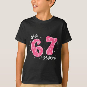 Camiseta Divertido Six Seven 6 7 Meme Geração Alpha Gíria 6