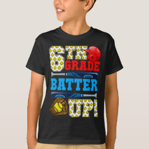 Camiseta Divertido Softbol de 6º ano, Dia de Arremesso Prim
