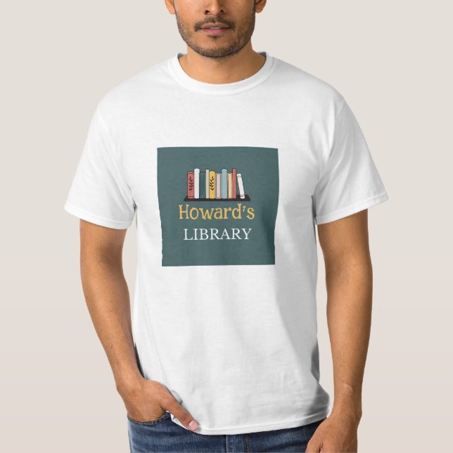 Camiseta DIVERTIDO! T-Shirt- Biblioteca - Personalizada - A (Frente)