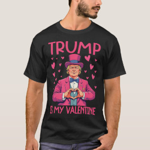 Camiseta Divertido Trump é meu namorado Trump Homens Mulher