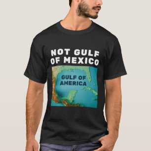 Camiseta Divertido Trump Golfo da América Não Golfo do Méxi