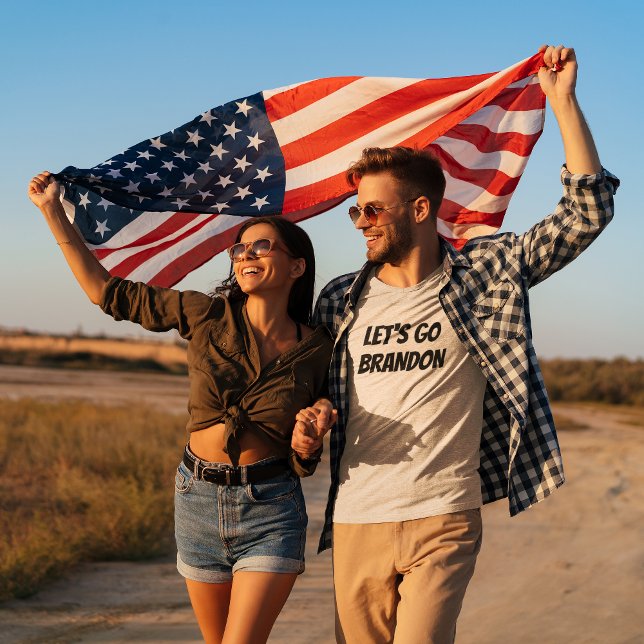 Camiseta Divertido Vamos Brandon (Criador carregado)