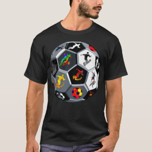 Camiseta Divertimento antigo do futebol