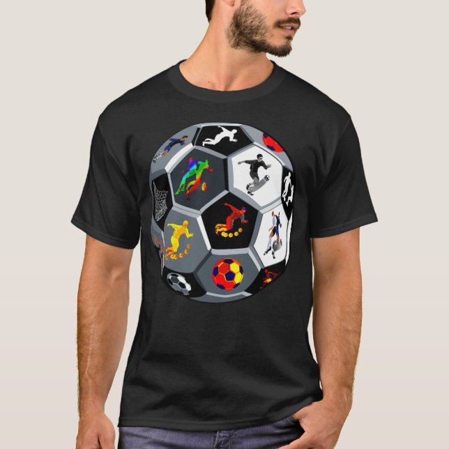 Camiseta Divertimento antigo do futebol (Frente)