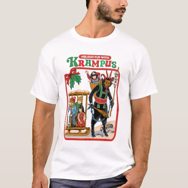 Camiseta Divertimento com Krampus (Frente)