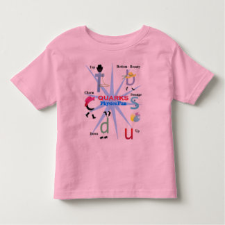 Camiseta Divertimento da física de partícula dos Quarks -