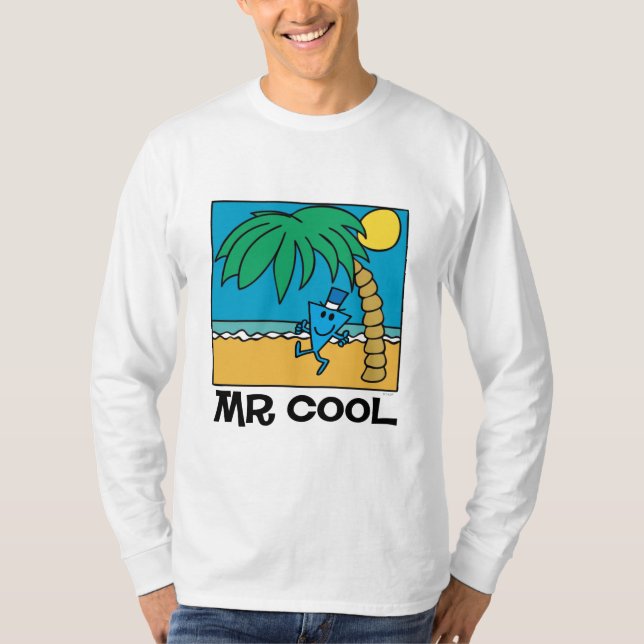 Camiseta Divertimento da praia com Sr. Refrigerar (Frente)