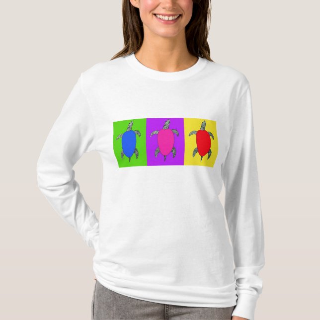 Camiseta Divertimento da tartaruga (Frente)