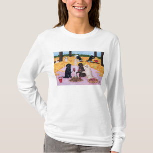 Camiseta Divertimento do outono de Labradors