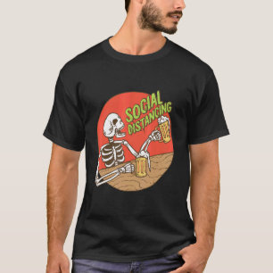 Camiseta Divertimento dos homens, eu estava a distanciar-me