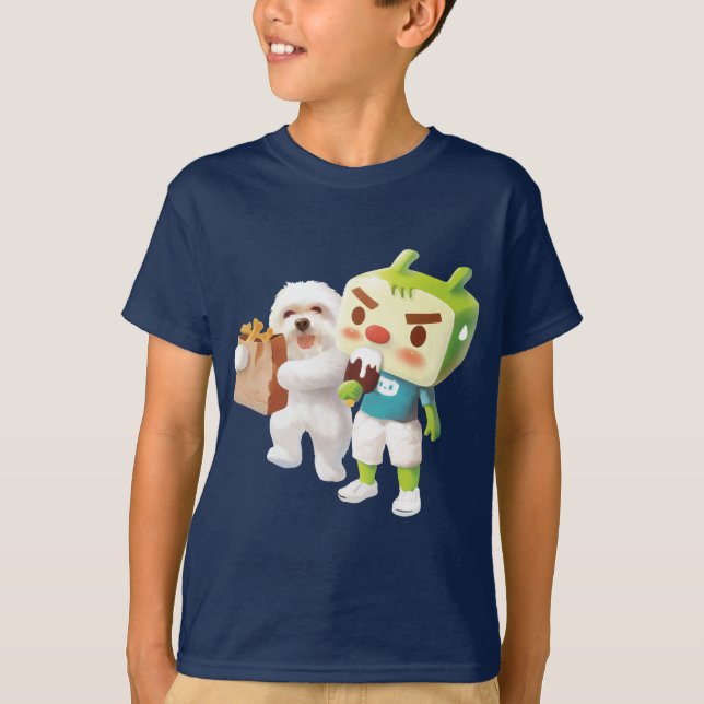 Camiseta Divertimento no mercado externo (Frente)