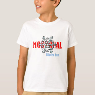 Camiseta Divertimento SUPERIOR do inverno de Montreal