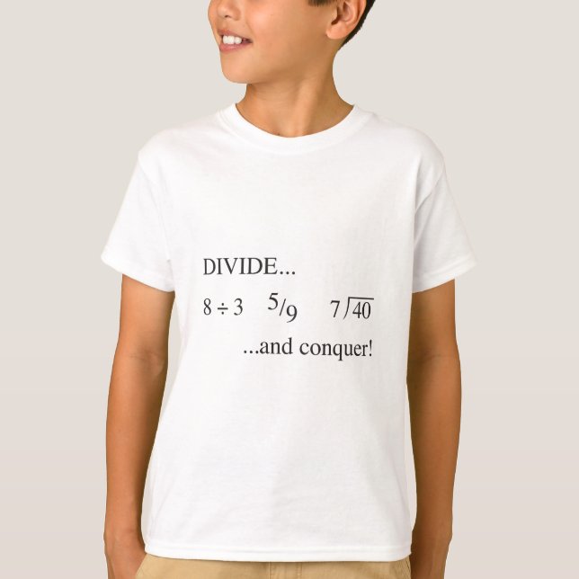 Camiseta Divida e conquiste (Frente)