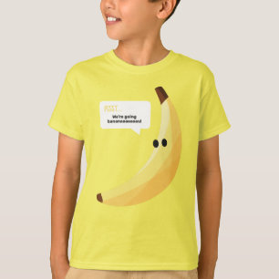Camiseta Dívidas Favoritas de Banana Retro Engraçadas Puns