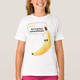 Camiseta Dívidas Favoritas de Festa de Banana Retro Engraça