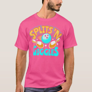 Camiseta Divide 'N Giggles Boliche Player Bowler Engraçado