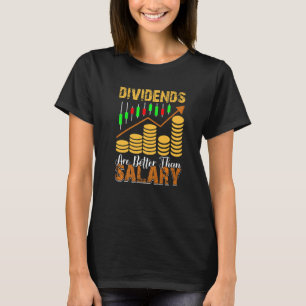 Camiseta Dividendos São Melhores Que o Salário Negociador d