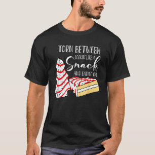 Camiseta Dividido Entre Olhar Como Um Pinto E Comer Um
