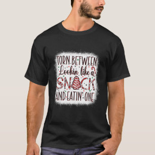 Camiseta Dividido Entre Parecendo Um Invólucro E Comendo Um
