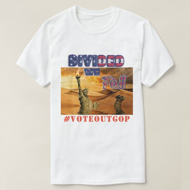 Camiseta Divididos Votamos GOP (Frente do Design)